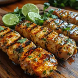 Easy Grilled Thai Chicken Skewers: A Flavorful Journey into Thai Cuisine