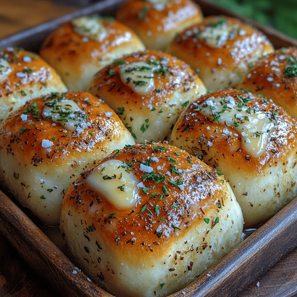 Imagine the warm, comforting aroma of freshly baked bread wafting through your home, beckoning family and friends to gather around the dining table. This is the magic of homemade bread, a culinary experience that not only fills your kitchen with delightful scents but also nourishes the soul. Among the many varieties of homemade bread, <strong>Heavenly Buttery Garlic Herb Rolls</strong> stand out for their rich flavor, soft texture, and versatility. Whether served as a side for a hearty meal, a base for sliders, or simply enjoyed with a pat of butter, these rolls are a delightful addition to any table.” /></p>
</p>
<h3>The Balance of Flavors and Variations on Herbs to Use</h3>
</p>
<p>When it comes to creating the perfect buttery garlic herb rolls, the combination of flavors plays a crucial role in elevating this simple recipe to heavenly heights. Fresh herbs not only add depth to the flavor profile but also contribute to the overall aroma and appeal of the rolls. Traditional choices like parsley, chives, and thyme provide a classic flavor, while variations such as rosemary, oregano, or even basil can introduce a delightful twist.</p>
</p>
<p>For an extra layer of flavor, consider mixing in some grated cheese, such as Parmesan or cheddar, into the garlic herb mixture. This addition not only enhances the taste but adds a nice richness that complements the buttery rolls. Experimenting with different herbs can yield exciting results, so don’t hesitate to explore and find your personal favorite combination.</p>
</p>
<h3>Shaping the Rolls</h3>
</p>
<p>Shaping the rolls is a pivotal step in achieving that classic fluffy texture. Start by dividing your well-kneaded dough into equal portions, typically around 12 pieces for a standard batch. Using a kitchen scale can help ensure uniformity. Gently flatten each piece into a small disk and then fold the edges towards the center, pinching them together to create a tight ball. This technique helps to create surface tension, which is essential for achieving a nice rise.</p>
</p>
<p>Once shaped, place the rolls seam-side down on a greased or parchment-lined baking sheet. Make sure to leave enough space between each roll to allow for expansion during the second rise and baking. It’s important to keep the rolls covered with a clean kitchen towel or plastic wrap to prevent them from drying out as they rest.</p>
</p>
<h3>Second Rise</h3>
</p>
<p>The second rise, or proofing, is crucial for creating light and airy rolls. This step allows the yeast to continue fermenting, which produces carbon dioxide and helps the dough expand. For best results, cover the shaped rolls with a damp cloth and let them rise in a warm, draft-free environment until they double in size—typically 30 to 45 minutes.</p>
</p>
<p>If you want to speed up the process, you can place the rolls in a turned-off oven with the light on, as the warmth will encourage the dough to rise faster. Be patient during this step; letting the dough rise properly will ensure your rolls are fluffy and tender.</p>
</p>
<h3>Preheating the Oven</h3>
</p>
<p>Preheating your oven is a critical step in baking. An oven that has reached the correct temperature ensures that the rolls bake evenly and develop a beautiful golden crust. For these garlic herb rolls, preheat your oven to 375°F (190°C). It’s a good idea to let the oven heat for at least 15-20 minutes before putting the rolls in. This allows the heat to distribute evenly, providing an optimal baking environment.</p>
</p>
<h3>Brushing with Butter</h3>
</p>
<p>One of the secrets to achieving that irresistible flavor and texture is brushing the rolls with melted butter before and after baking. The butter not only enhances the flavor but also helps create a golden, crispy crust on the outside of the rolls. As soon as you remove the rolls from the oven, brush them generously with warm melted butter. This step adds a glossy finish and ensures that every bite is as indulgent as possible.</p>
</p>
<h3>Baking the Rolls</h3>
</p>
<p>The ideal baking time for your heavenly buttery garlic herb rolls is typically between 20 to 25 minutes. However, oven temperatures can vary, so it’s essential to keep an eye on them. You’ll know they’re done when they are golden brown on top and sound hollow when tapped on the bottom. Additionally, using a food thermometer, the internal temperature of the rolls should reach around 190°F (88°C) for perfect doneness.</p>
</p>
<h3>Cooling and Serving</h3>
</p>
<p>After baking, allow your rolls to cool on a wire rack for about 10 minutes before serving. This step is crucial as it allows the steam to escape, preventing the rolls from becoming soggy. Cooling slightly also enhances the flavor, as the butter will settle beautifully into the rolls. Serve them warm, perhaps with additional herb-infused butter or a side of marinara sauce for dipping.</p>
</p>
<h3>Tips for Baking Success</h3>
</p>
<p>Baking bread can sometimes be daunting, but with a few helpful tips, you can avoid common pitfalls and ensure your rolls turn out perfectly every time:</p>
</p>
<p>1. <strong>Be Mindful of Yeast</strong>: Always check the expiration date on your yeast package. If your rolls don’t rise, it may be due to inactive yeast.</p>
</p>
<p>2. <strong>Temperature Matters</strong>: Make sure your water is warm but not hot when activating yeast. Water that’s too hot can kill the yeast, while water that’s too cold won’t activate it.</p>
</p>
<p>3. <strong>Patience is Key</strong>: Don’t rush the rising times. Allowing the dough to rise fully is essential for light and fluffy rolls.</p>
</p>
<p>4. <strong>Personalize Your Rolls</strong>: Feel free to swap out herbs or add spices like garlic powder, crushed red pepper flakes, or even a sprinkle of cheese for a unique twist.</p>
</p>
<p>5. <strong>Storing Leftovers</strong>: To store leftover rolls, place them in an airtight container at room temperature for up to two days. For longer storage, freeze the rolls by wrapping them tightly in plastic wrap and placing them in a zip-top bag. To reheat, simply warm them in the oven at 350°F (175°C) for about 10 minutes.</p>
</p>
<h3>Pairing Suggestions for Heavenly Buttery Garlic Herb Rolls</h3>
</p>
<p>These garlic herb rolls are incredibly versatile and can complement a variety of meals and occasions. Here are some ideal pairings:</p>
</p>
<p>– <strong>Family Dinners</strong>: Serve these rolls alongside hearty dishes like roasted chicken, beef stew, or pasta with rich sauces. They also make a wonderful addition to holiday gatherings, complementing everything from glazed ham to turkey.</p>
</p>
<p>– <strong>Soups and Salads</strong>: Pair your rolls with comforting soups like tomato basil or creamy potato leek soup. They are also delightful alongside fresh salads, adding a warm, buttery element to a crisp meal.</p>
</p>
<p>– <strong>Creative Uses for Leftovers</strong>: If you have any rolls left, consider transforming them into delicious sandwiches filled with your choice of meats and cheeses. Alternatively, you can turn stale rolls into croutons for salads or soups by cubing and toasting them in the oven.</p>
</p>
<h3>The Nutritional Benefits of Homemade Garlic Herb Rolls</h3>
</p>
<p>Making your own garlic herb rolls at home not only allows you to control the ingredients but also provides several nutritional benefits compared to store-bought options. Here’s a breakdown:</p>
</p>
<p>– <strong>Fresh Ingredients</strong>: By using fresh herbs and quality ingredients, you avoid the preservatives and additives often found in store-bought bread. Fresh herbs contain vitamins and antioxidants that enhance the flavor and nutritional value of your rolls.</p>
</p>
<p>– <strong>Whole Ingredients</strong>: You can choose to use whole wheat flour or other healthier alternatives, which increase the fiber content and make the rolls more filling.</p>
</p>
<p>– <strong>Addressing Dietary Concerns</strong>: If you or someone in your household has dietary restrictions, you can easily modify this recipe. For gluten-free options, substitute all-purpose flour with a gluten-free blend, and for those watching their sugar intake, this recipe can easily remain sugar-free.</p>
</p>
<h3>Conclusion</h3>
</p>
<p>Baking your own Heavenly Buttery Garlic Herb Rolls is not just about satisfying hunger; it’s a joyful experience that blends the art of cooking with the love of sharing food. The aroma of fresh rolls wafting through your kitchen is a comforting reminder of home and togetherness.</p>
</p>
<p>As you embark on this baking journey, don’t hesitate to experiment with flavors and personalize the recipe to your liking. Whether you’re serving them at a family dinner, a cozy gathering, or simply enjoying them with a quiet meal, these rolls are sure to impress and delight. Embrace the joy of homemade food and the communal aspect of sharing freshly baked bread with your loved ones. The satisfaction of pulling a tray of warm, aromatic rolls from the oven is an experience that will stay with you long after the last bite has been savored.</p>
</div>