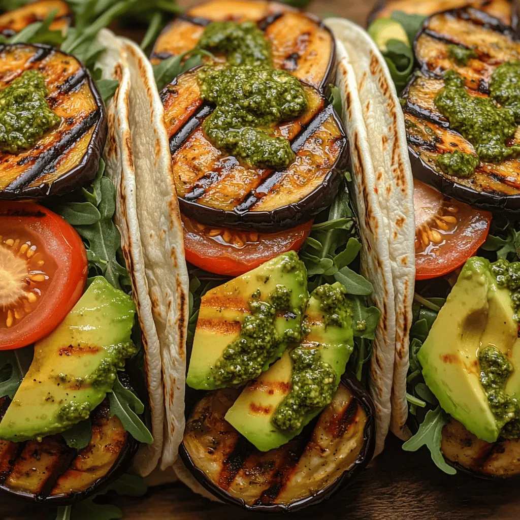 Grilled eggplant pesto wraps have emerged as a delightful and nutritious meal option, perfectly suited for those seeking a healthy yet satisfying culinary experience. These wraps, filled with smoky, grilled eggplant and vibrant pesto, not only showcase the rich flavors of fresh ingredients but also cater to the increasing demand for plant-based diets. As more people make conscious choices about their food, the popularity of recipes that are both easy to prepare and bursting with flavor continues to rise.