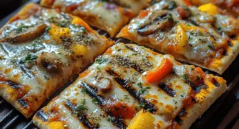 Grilled Pita Bread Pizza Recipe: A Quick and Delicious Treat