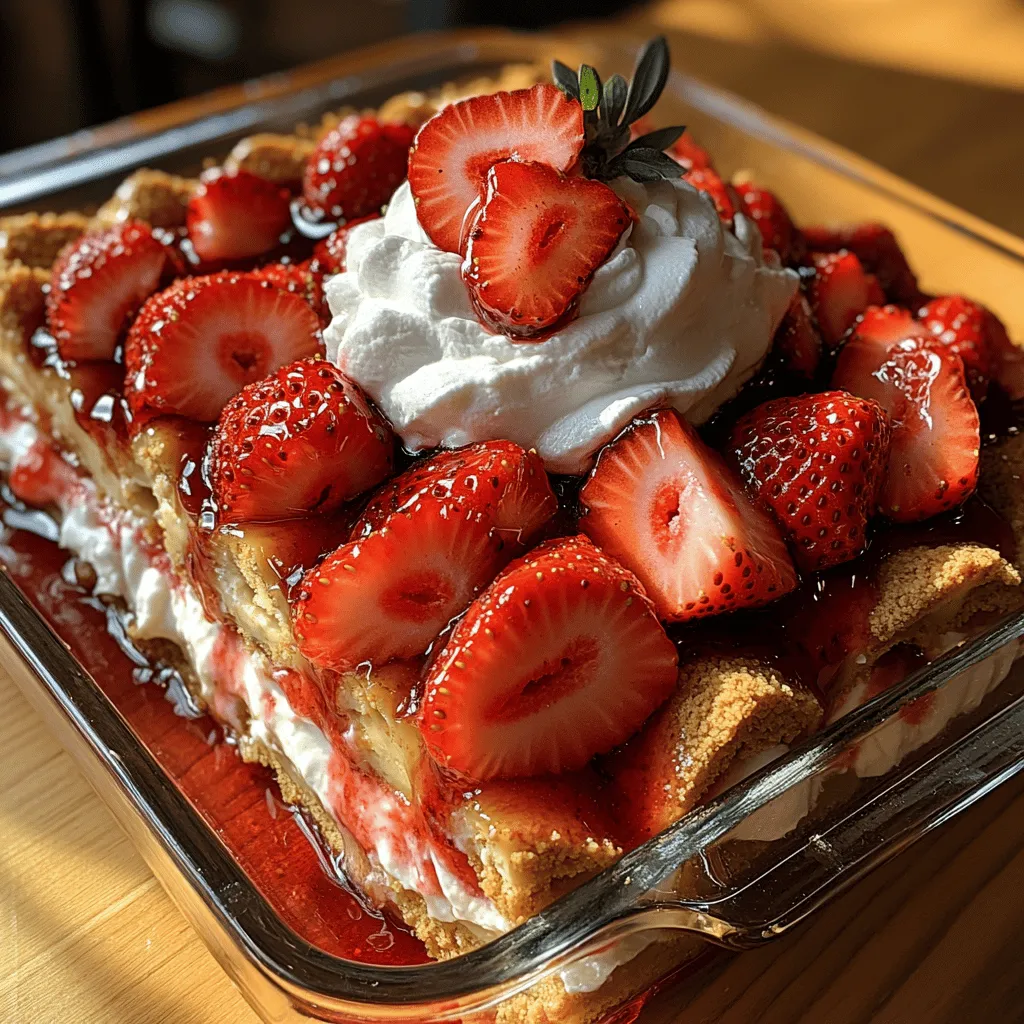 If you're searching for a dessert that perfectly balances sweetness, creaminess, and refreshing fruitiness, look no further than Sweet Strawberry Dream Lasagna. This delightful no-bake treat is a showstopper at gatherings, picnics, and special occasions alike. With layers of cream cheese, fresh strawberries, and a buttery graham cracker crust, it presents a heavenly combination that tantalizes the taste buds and leaves a lasting impression.