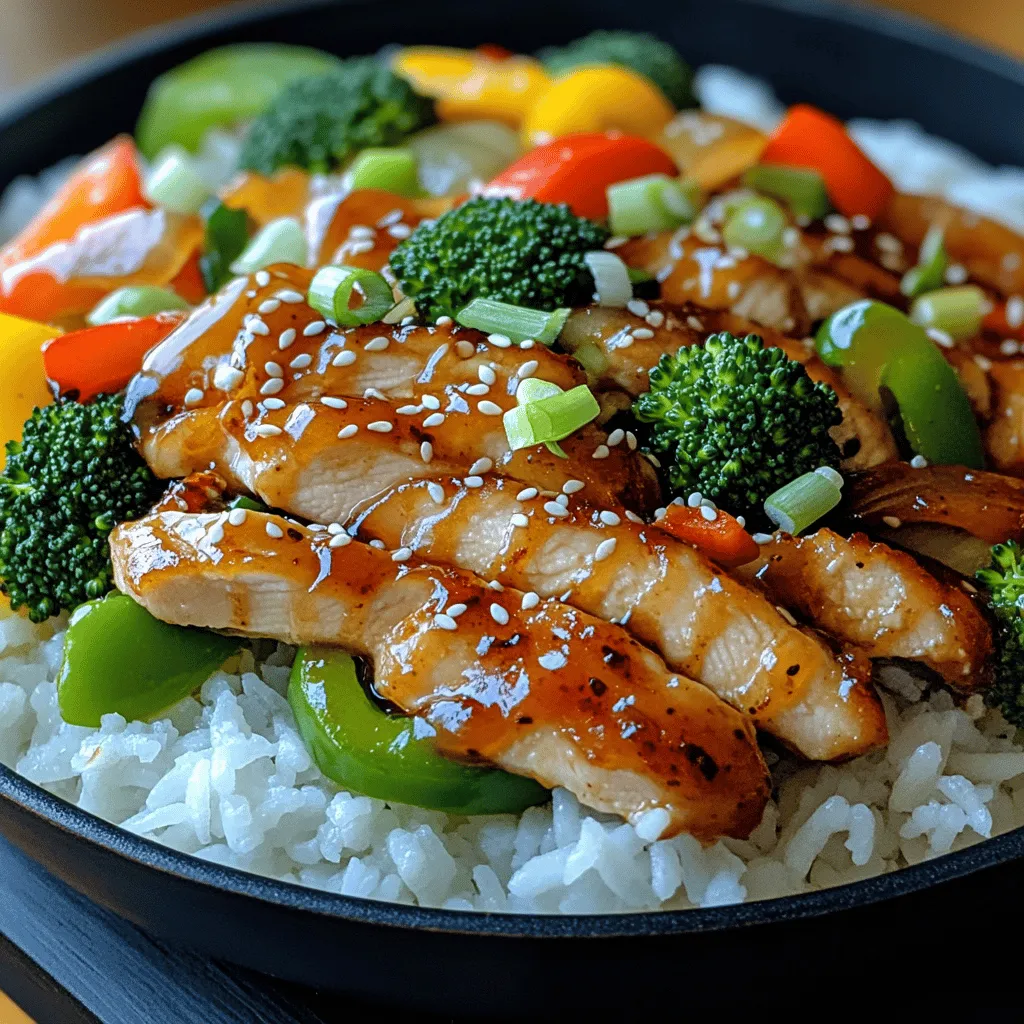 The Sweet and Savory Honey Garlic Chicken Stir Fry is a delightful dish that beautifully marries tender chicken with vibrant, colorful vegetables, all enveloped in a luscious, flavorful sauce. This recipe is more than just a meal; it’s a culinary experience that tantalizes your taste buds while nourishing your body. Perfect for busy weeknights or when you're looking to impress your guests with minimal effort, this dish can be prepared in under 30 minutes. With a perfect balance of sweet and savory notes, it stands as a favorite for both families and food enthusiasts alike.