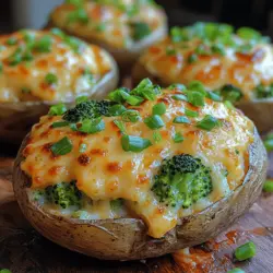 Broccoli Cheddar Twice Baked Potatoes Delight: A Comfort Food Classic
