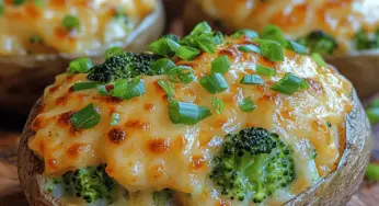 Broccoli Cheddar Twice Baked Potatoes Delight: A Comfort Food Classic