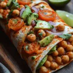 Spicy Lime Chickpea Street Wraps