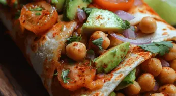 Spicy Lime Chickpea Street Wraps