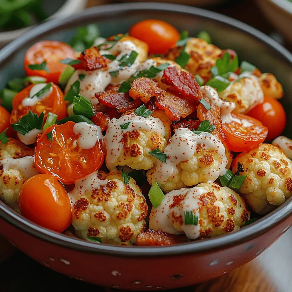 The Crispy BLT Cauliflower Salad is built around a handful of key ingredients, each contributing to the overall flavor profile and nutritional value of the dish. By understanding these components, you can appreciate how they work together to create a delicious and satisfying salad.