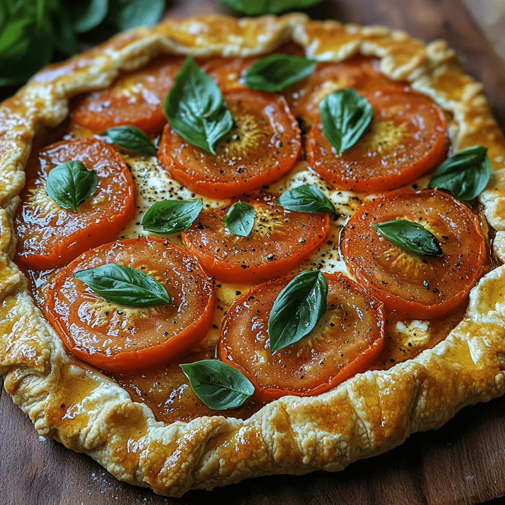 As summer rolls in, the vibrant colors and fresh flavors of seasonal produce beckon us to the kitchen. One dish that perfectly encapsulates the essence of summer is the Rustic Tomato Basil Galette. This delightful recipe marries the juiciness of ripe tomatoes with the aromatic charm of fresh basil, all enveloped in a golden, flaky crust. It's a dish that is not only visually appealing but also incredibly versatile, making it an ideal choice for casual gatherings, elegant picnics, or a simple family dinner.