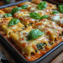 Spinach & Ricotta Stuffed Manicotti: A Comforting Italian Classic