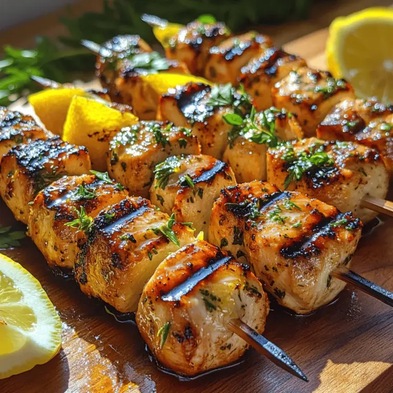 To create the perfect Zesty Lemon Herb Chicken Skewers, it is essential to understand the key ingredients that bring this dish to life. Each component plays a significant role, enhancing both the flavor profile and the overall culinary experience.