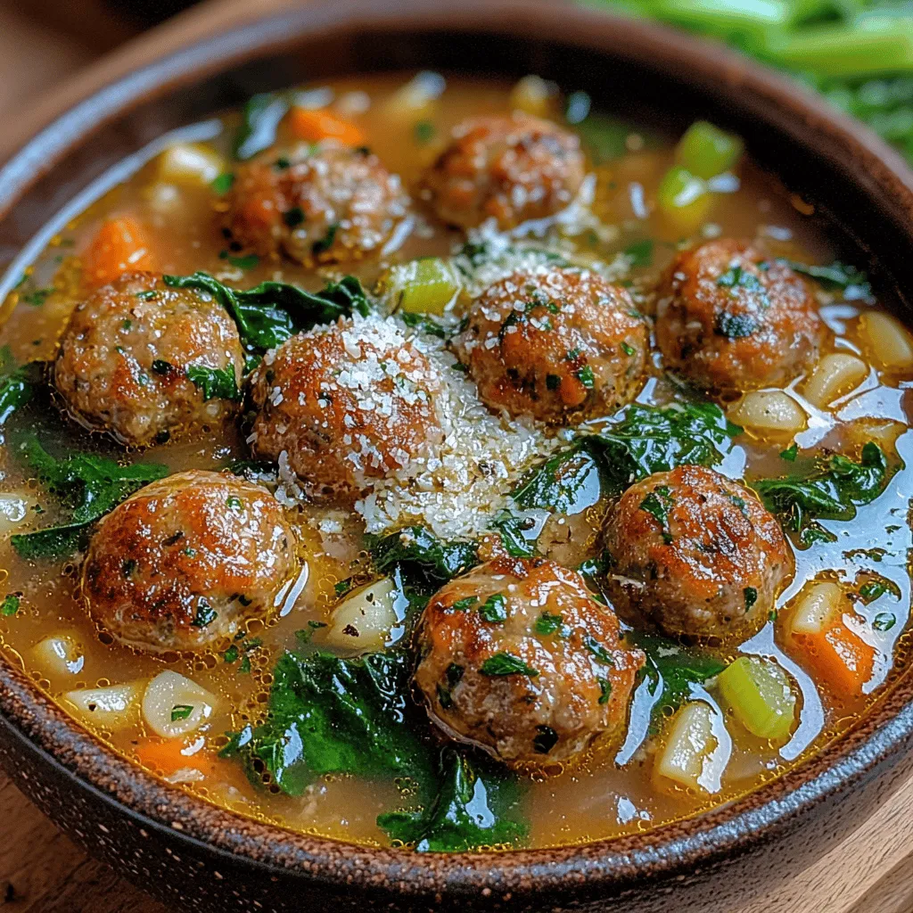 Classic Italian Wedding Soup is a beloved dish that has graced tables across generations, infusing gatherings with warmth and comfort. This hearty soup, known for its delightful medley of flavors and textures, represents the essence of Italian cooking: simple, fresh ingredients transformed into something extraordinary. Traditionally served at weddings in Italy, this soup has become a staple for family meals and celebrations, making it a perfect choice for any occasion.