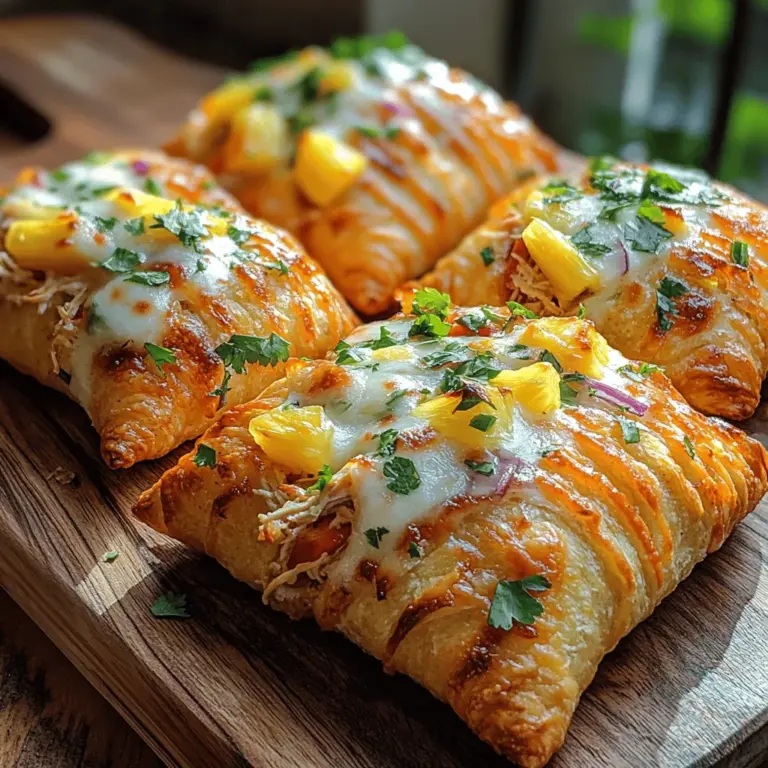 Welcome to a culinary adventure that promises to transport your taste buds to a tropical paradise! Today, we’re diving into the delightful world of Tropical Delight: Pineapple Pepper Chicken Pockets. This dish is a vibrant tapestry of flavors, skillfully weaving together the savory essence of chicken with the sweet juiciness of fresh pineapple, all enveloped in a crispy, golden pocket. Whether you're preparing a casual family dinner or aiming to impress your guests at a gathering, these chicken pockets are sure to be a hit.