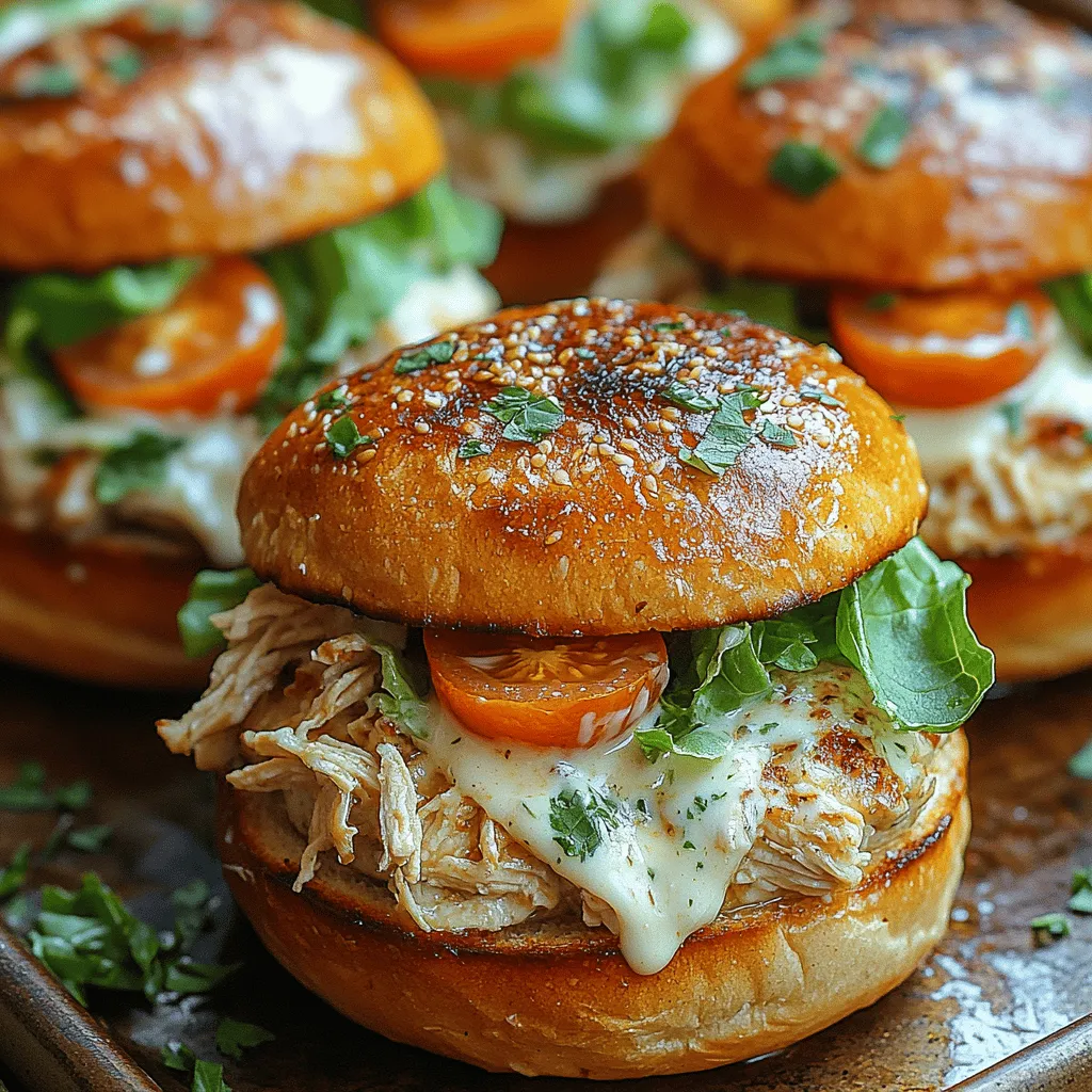 In the realm of comfort food, few dishes can match the satisfaction of a well-crafted sandwich. This is especially true when it comes to the iconic Succulent Slow Cooker Chicken Caesar Sandwiches. Imagine tender, juicy chicken infused with the classic flavors of a Caesar salad, combined harmoniously with crisp romaine lettuce and zesty Caesar dressing, all embraced by a soft, pillowy roll. This recipe is not only a delightful twist on traditional Caesar salad but also a practical solution for busy weeknights and casual gatherings alike. The slow cooker takes center stage here, allowing the chicken to become tender and flavorful, minimizing your time in the kitchen while maximizing the flavors. In this article, we will delve into the ingredients, provide step-by-step instructions, and showcase how simple components can transform into a mouthwatering meal.