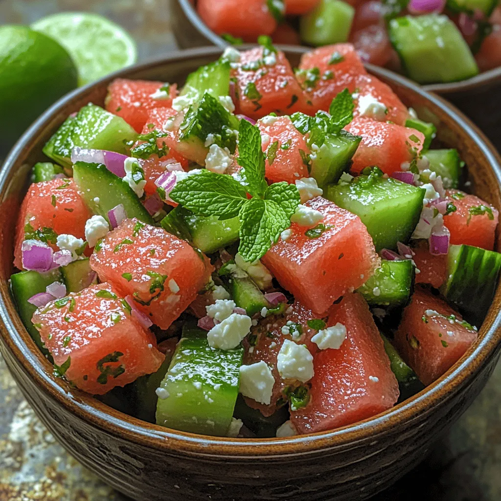 As the warm days of summer approach, the desire for light and refreshing meals becomes more pronounced. Enter the world of summer salads, a culinary trend that emphasizes fresh ingredients and vibrant flavors. Among the myriad of salad options, the Refreshing Watermelon Mint Salad Cups stand out as a quintessential summer dish. This salad is not only visually appealing but also packed with flavor and nutrition, making it an ideal choice for picnics, barbecues, or simply a healthy snack at home.