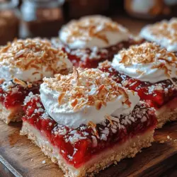 If you're on the lookout for a dessert that can elevate any gathering, look no further than the delightful Cherry Coconut Dream Bars. This sumptuous treat combines the tartness of ripe cherries with the sweet, tropical notes of coconut, creating a harmonious flavor profile that is nothing short of heavenly. Ideal for both casual get-togethers and more special celebrations, these dream bars are sure to impress your guests and leave them craving more.