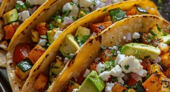 Vibrant Roasted Veggie Tacos Recipe
