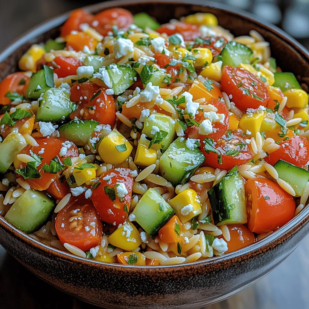 As the temperatures rise and summer unfolds, our culinary preferences shift towards lighter, more refreshing dishes that not only satiate our hunger but also invigorate our spirits. One such delightful dish that embodies the essence of summer is the Chilled Summer Orzo Veggie Delight. This vibrant salad showcases the playful interplay of flavors and textures, making it an ideal choice for picnics, barbecues, or simply a light lunch at home.