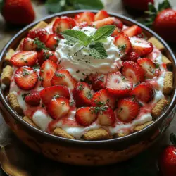 As the warm sun shines and the days stretch longer, there’s an undeniable craving for refreshing desserts that require minimal effort. Enter no-bake treats, a category that not only embraces ease of preparation but also delivers delightful flavors and textures. One such dessert that stands out in this realm is the Strawberry Dream Icebox Cake. This cake is the epitome of simplicity and indulgence, combining fresh strawberries, creamy textures, and a buttery graham cracker crust to create a refreshing experience that’s perfect for summer gatherings or any special occasion.