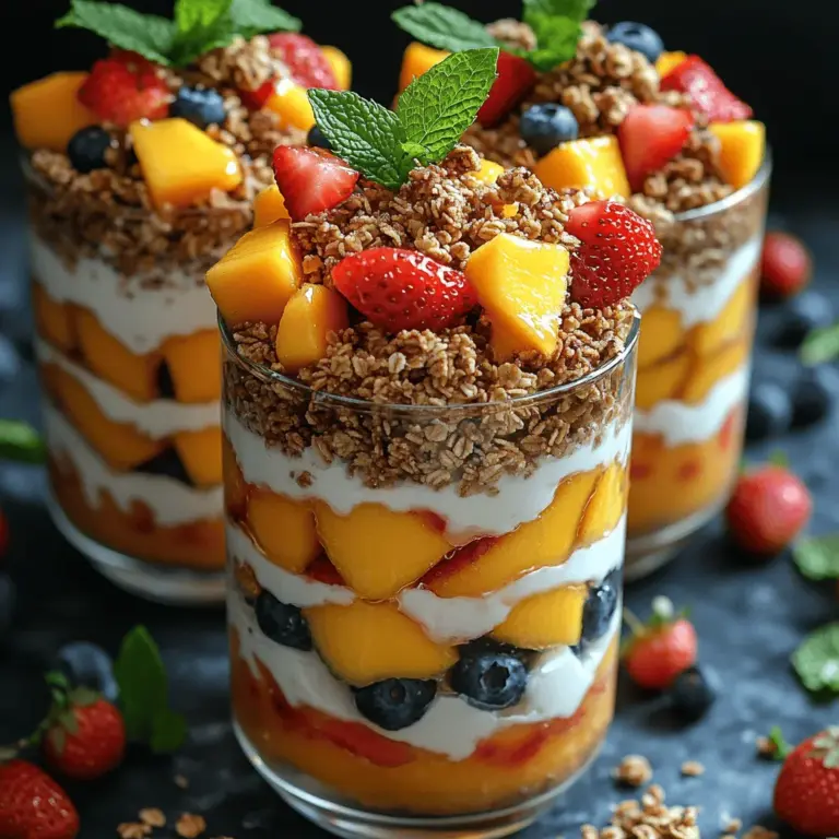 Yogurt parfaits have taken the culinary world by storm, becoming a staple in cafes, restaurants, and homes alike. Their popularity lies in their versatility; they can be enjoyed as a breakfast treat, a nutritious snack, or a delightful dessert. Layered with creamy yogurt, vibrant fruits, and crunchy granola, parfaits provide a balance of flavors and textures that make every spoonful a joy.