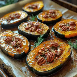 Sweet & Savory Roasted Acorn Squash with Maple Bliss