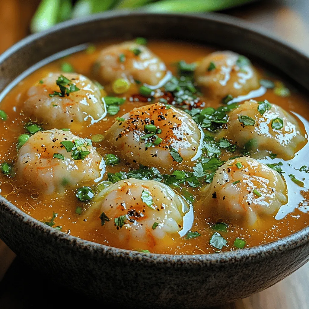 To truly appreciate the Silky Shrimp and Pork Wonton Soup, let's delve into its essential components. Each ingredient plays a critical role in crafting the perfect balance of flavors and textures, ensuring that every bowl is a culinary delight.