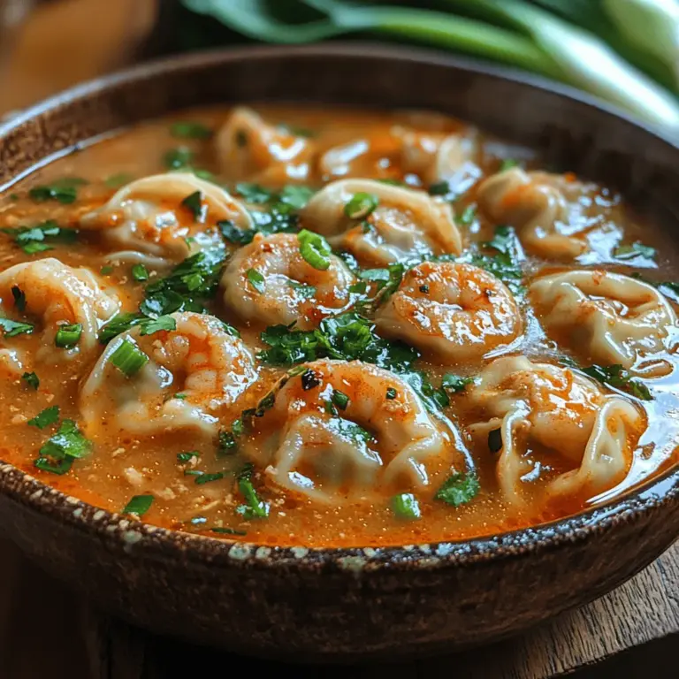 To truly appreciate the Silky Shrimp and Pork Wonton Soup, let's delve into its essential components. Each ingredient plays a critical role in crafting the perfect balance of flavors and textures, ensuring that every bowl is a culinary delight.