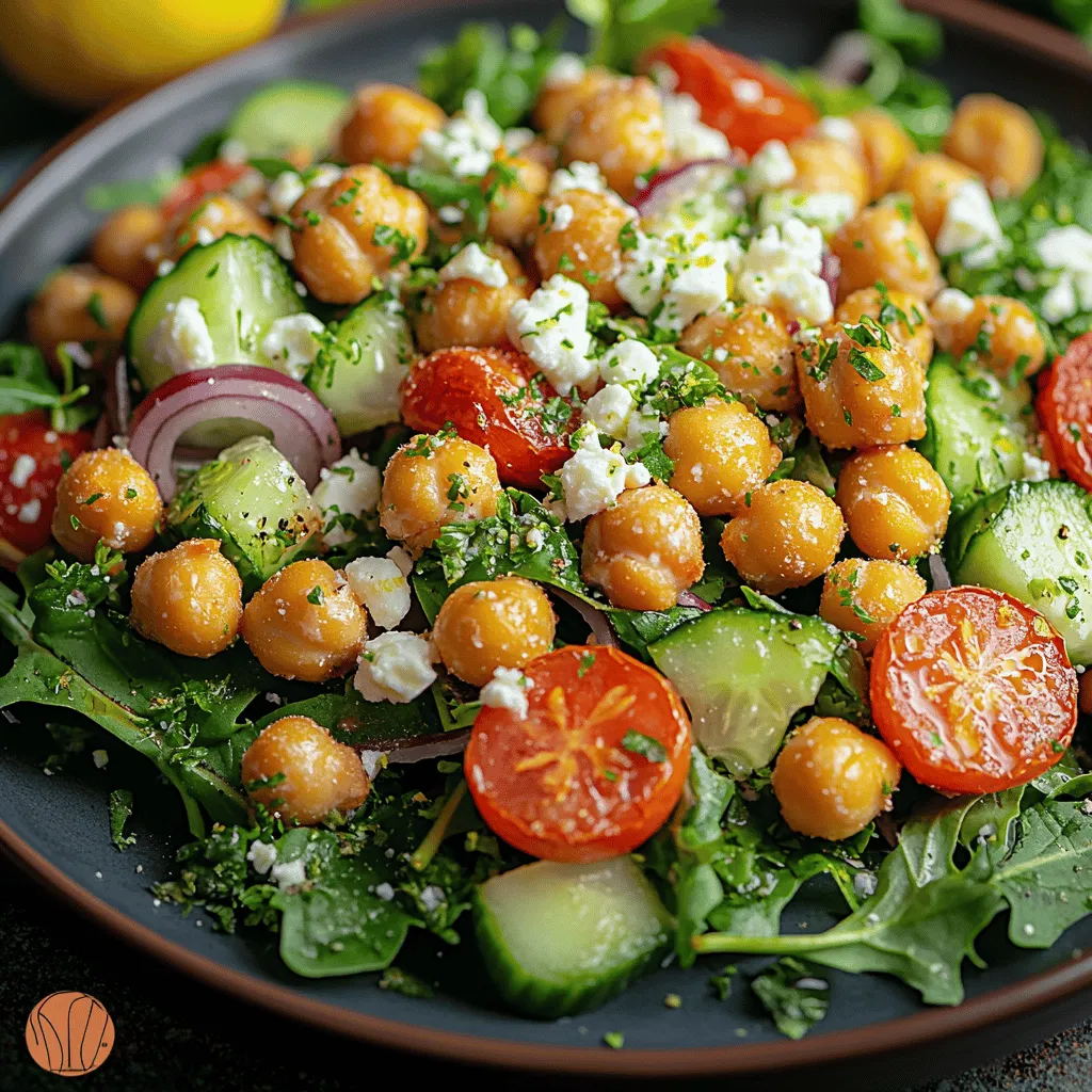 In recent years, plant-based salads have surged in popularity, appealing to health-conscious eaters and flavor seekers alike. As more individuals embrace a balanced lifestyle, vibrant salads have become a staple—offering a delightful mix of nutrients, colors, and textures. One standout option in this ever-expanding salad repertoire is the <strong>Crispy Chickpea & Feta Salad</strong>, which not only satisfies hunger but also tantalizes the taste buds with its diverse ingredients.” /></p>
</p>
<p>To create a vibrant and satisfying Crispy Chickpea & Feta Salad, it’s essential to combine the roasted chickpeas with the fresh salad ingredients skillfully. This step ensures that the textures and flavors meld beautifully while maintaining the health benefits of each component.</p>
</p>
<h3>Combining the Roasted Chickpeas with the Salad</h3>
<p>Once your chickpeas are perfectly roasted to achieve that delightful crunch, it’s time to integrate them into the salad. The timing of this step is crucial; you want to combine the chickpeas with the salad just before serving. This will keep them crispy and prevent them from becoming soggy.</p>
</p>
<p>In a large bowl, add your choice of greens—this could be a mix of arugula, spinach, and romaine for a refreshing base. Gently fold in your chopped vegetables, such as cucumbers, cherry tomatoes, and bell peppers, ensuring they are evenly distributed.</p>
</p>
<p>Next, add the warm roasted chickpeas to the salad. This heat not only enhances the overall flavor but also lightly wilts the greens, creating a more cohesive dish. Be careful while tossing the salad; use a gentle hand to avoid bruising the fresh ingredients. A light tossing motion will suffice, ensuring that every bite is full of flavor without compromising the integrity of the veggies.</p>
</p>
<h3>Crafting the Perfect Dressing</h3>
<p>Creating a homemade dressing for your salad can elevate the dish significantly. Homemade dressings allow you to control the ingredients and tailor the flavors to your liking, making them a far superior choice to store-bought alternatives.</p>
</p>
<p><strong>Breakdown of the Dressing Components</strong></p>
<p>A well-balanced dressing can bring out the best in your salad. For this recipe, we will focus on a simple yet flavorful vinaigrette that features lemon juice and red wine vinegar.</p>
</p>
<p>– <strong>Lemon Juice</strong>: This ingredient adds a bright acidity and freshness to the dressing. Freshly squeezed lemon juice is preferred as it provides a vibrant pop of flavor that complements the chickpeas and feta beautifully.</p>
</p>
<p>– <strong>Red Wine Vinegar</strong>: Adding depth to the dressing, red wine vinegar introduces a tangy complexity that pairs well with the other components, enhancing the overall flavor profile.</p>
</p>
<p><strong>Balancing Flavors in a Dressing</strong></p>
<p>To create a balanced dressing, consider the ratio of acidity to oil. A common guideline is to use three parts oil to one part acid (lemon juice and vinegar combined). However, feel free to adjust this based on your taste preferences.</p>
</p>
<p>Add a pinch of salt and freshly cracked black pepper to the dressing for seasoning. A touch of honey or maple syrup can introduce a hint of sweetness, balancing the acidity if desired. Whisk the ingredients together in a small bowl or shake them in a jar until emulsified. Taste and adjust the seasoning as needed, ensuring it complements the salad ingredients perfectly.</p>
</p>
<h3>Serving Suggestions and Variations</h3>
<p>When it comes to serving your Crispy Chickpea & Feta Salad, presentation matters. Aim for a vibrant display; layer your ingredients in a large bowl or platter to showcase the colors. This salad can be served at room temperature or slightly chilled, making it a perfect dish for gatherings or meal prep.</p>
</p>
<p><strong>Customization Options for Dietary Preferences</strong></p>
<p>This salad is incredibly versatile. For those seeking vegan options, consider substituting feta cheese with a plant-based alternative. There are many excellent vegan feta products available that provide a similar tangy flavor and crumbly texture.</p>
</p>
<p>If you’re looking to make the salad heartier, adding extra protein can be a great option. Grilled chicken, shrimp, or even quinoa can enhance the dish and make it a complete meal.</p>
</p>
<p>For seasonal variations, consider adjusting the vegetables to reflect what’s fresh and available. In summer, add sweet corn and diced bell peppers; in winter, roasted root vegetables work beautifully.</p>
</p>
<h3>Nutritional Benefits of Crispy Chickpea & Feta Salad</h3>
<p>This salad is not only delicious but also packed with nutritional benefits. Each ingredient contributes to a well-rounded meal that fits into various dietary lifestyles, including vegan, vegetarian, and gluten-free.</p>
</p>
<p>– <strong>Chickpeas</strong>: They are an excellent source of plant-based protein and fiber, promoting satiety and digestive health.</p>
</p>
<p>– <strong>Feta Cheese</strong>: While not vegan, feta adds calcium and protein to the dish. If you opt for a dairy-free version, ensure your alternative is fortified with similar nutrients.</p>
</p>
<p>– <strong>Fresh Vegetables</strong>: The salad is loaded with vitamins and minerals, as fresh vegetables provide a wealth of antioxidants that support overall health.</p>
</p>
<p>Incorporating more plant-based meals into your diet can lead to better health outcomes, including reduced risks of chronic diseases. The vibrant colors in the salad reflect a variety of nutrients essential for maintaining energy levels and vitality.</p>
</p>
<h3>Conclusion</h3>
<p>The Crispy Chickpea & Feta Salad is a delightful blend of flavors and textures that not only satisfies your taste buds but also nourishes your body. With its crunchy chickpeas, creamy feta, and a medley of fresh vegetables, it offers a refreshing meal option suitable for any occasion.</p>
</p>
<p>Experimenting with the recipe allows you to personalize it according to your preferences, whether that means adjusting the dressing, trying different vegetables, or altering the protein content. The joy of creating healthy and delicious meals at home is in the freedom to experiment and make each dish your own. Enjoy the process, and relish in the vibrant flavors of this fulfilling salad that reflects the beauty of wholesome, plant-based eating.</p>
</div>