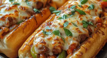 Sausage and Pepper Hoagie Bake Recipe