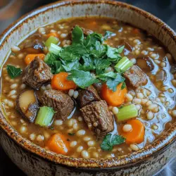 Hearty Beef Barley Soup: A Comforting Classic for Cold Days