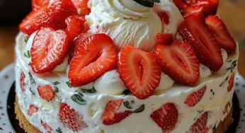 Create Your Own Strawberry Bliss Ice Cream Cake: A Delectable Summer Delight