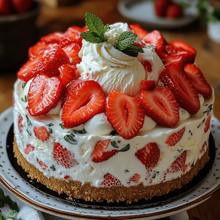 As summer approaches, the craving for light and refreshing desserts becomes unmistakable. Ice cream cakes have gained immense popularity as the perfect solution to beat the heat while satisfying sweet cravings. Their unique ability to combine the creamy, indulgent texture of ice cream with a cake-like structure makes them a go-to treat for countless occasions, from backyard barbecues to birthdays. Among the myriad of flavors available, the Strawberry Bliss Ice Cream Cake stands out as a delightful option that encapsulates the essence of summer.