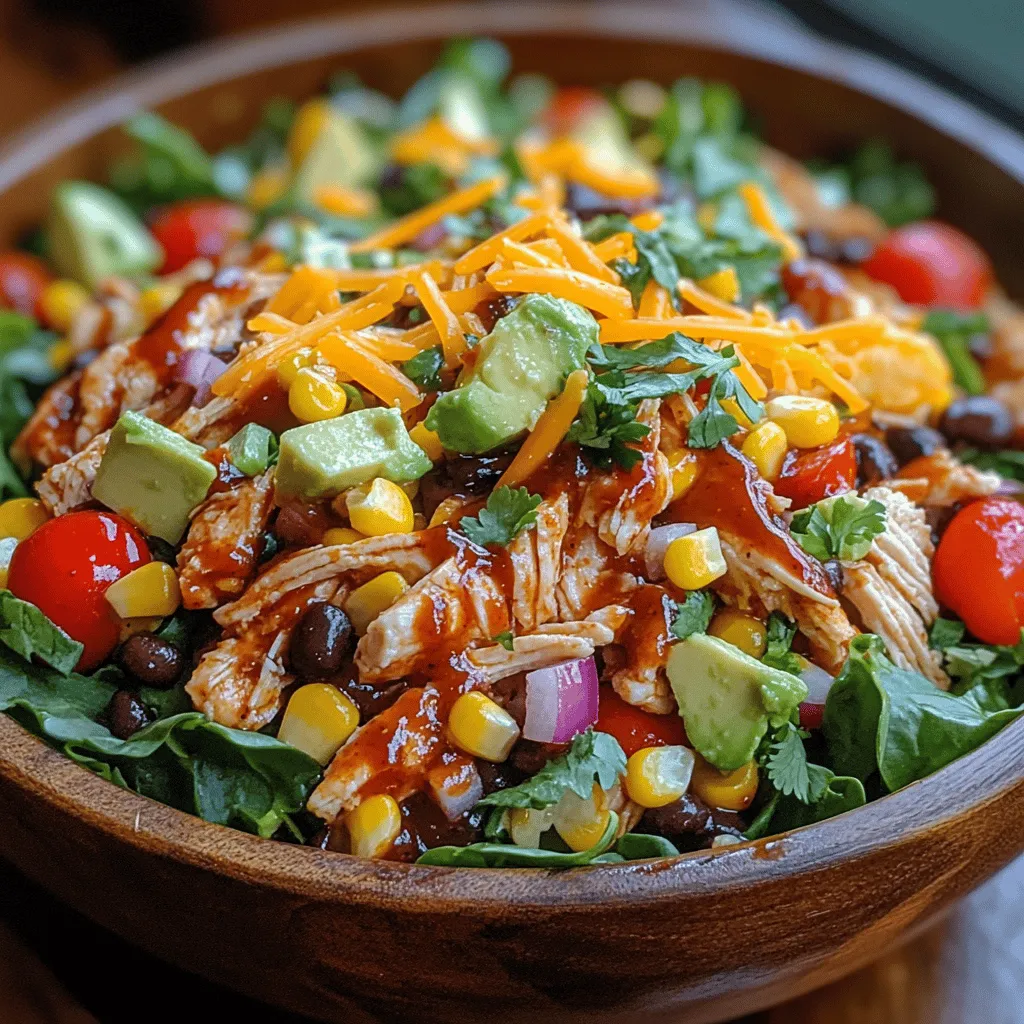 In the world of salads, the Smoky BBQ Chicken Chopped Salad stands out as a vibrant, flavorful option that combines the savory essence of barbecue with the freshness of a garden salad. This dish not only satisfies your taste buds but also offers a wholesome meal packed with nutrients. Imagine a perfect blend of tender, smoked chicken, crisp greens, and colorful vegetables, all drizzled with a tangy dressing that ties everything together. Ideal for summer gatherings, picnics, or a quick weeknight dinner, this salad is a delightful way to enjoy the flavors of grilled chicken and fresh produce.