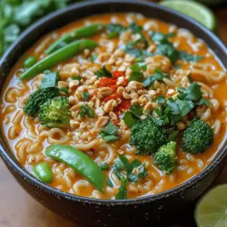 Spicy Thai Coconut Curry Noodles: A Delicious Fusion of Flavors