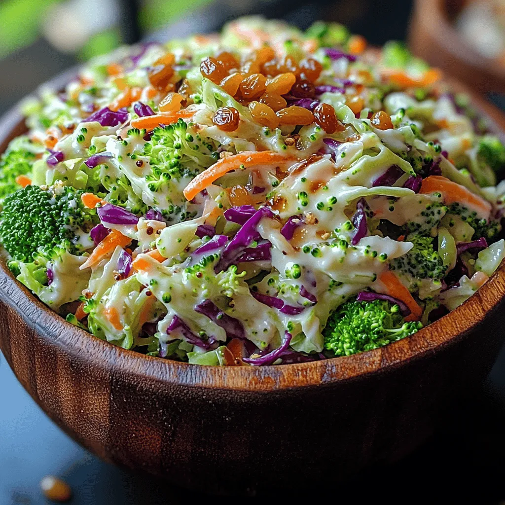 Before diving into the recipe, let's clarify what broccoli slaw is and how it differs from traditional coleslaw. At its core, broccoli slaw is a salad made primarily from shredded broccoli stems, often accompanied by shredded carrots and cabbage. Unlike traditional coleslaw, which typically consists of shredded cabbage and a creamy dressing, broccoli slaw offers a unique flavor profile and a nutritional boost. The use of broccoli as a base not only enhances the texture but also packs a powerful punch of vitamins and minerals.