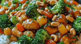 Thai Cashew Chicken Stir Fry Delight Recipe Blog Post