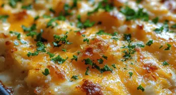 Cheesy Chicken Hashbrown Casserole: A Comforting Delight