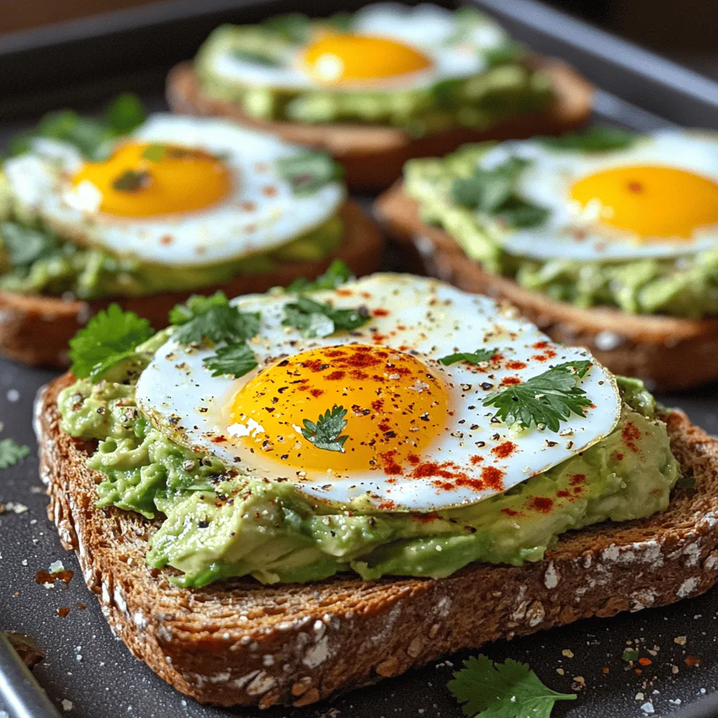 To create the perfect Smashed Avocado Delight Toast, it is essential to understand the key ingredients that contribute to its flavor and nutritional profile. Each component plays a significant role in bringing the dish together, making it a well-rounded meal that caters to various dietary needs.