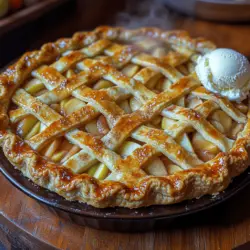 There’s something undeniably nostalgic about a classic apple pie—a warm, golden crust enveloping tender, spiced apples. This dessert is more than just a treat; it’s a symbol of home, warmth, and togetherness, often evoking memories of family gatherings and festive celebrations. The aroma of a freshly baked apple pie wafting through the kitchen is a cue for comfort and joy, reminding us of simpler times spent with loved ones.