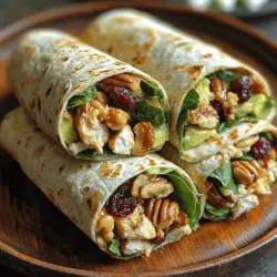 Cranberry Pecan Chicken Wraps: A Deliciously Nutritious Meal
