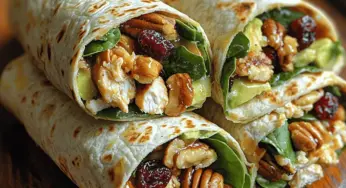 Cranberry Pecan Chicken Wraps: A Deliciously Nutritious Meal
