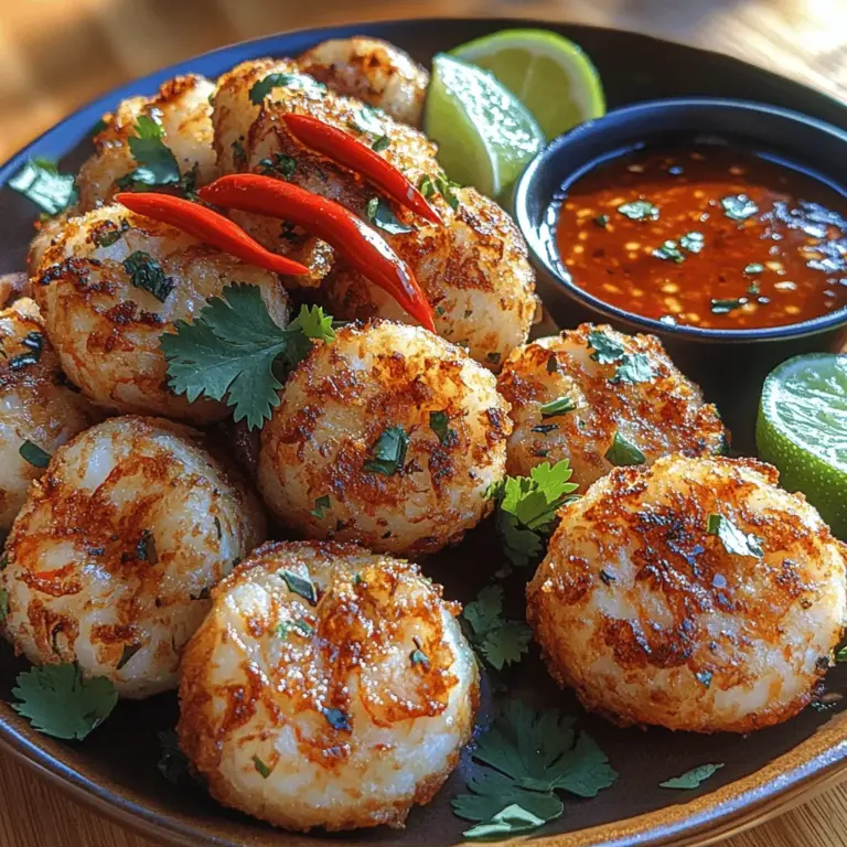 When it comes to tantalizing appetizers, few dishes can compete with crispy shrimp balls paired with a delectable sweet chili sauce. This dish has become a favorite in many households and restaurants, primarily due to its delightful contrast of textures and flavors. Imagine biting into a perfectly crispy exterior that gives way to a succulent and flavorful shrimp filling—it's a culinary experience that is hard to resist.