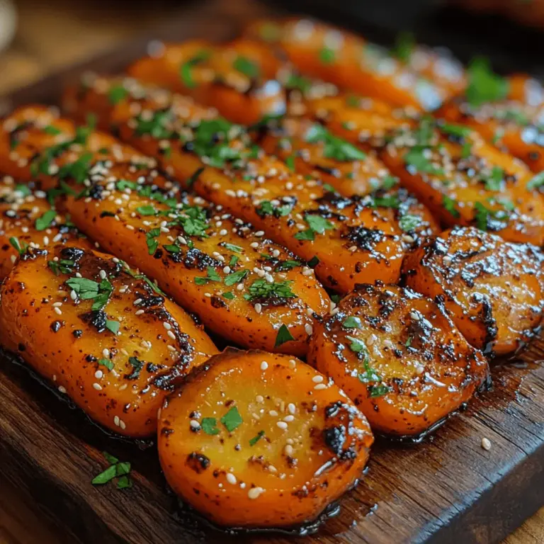 Sweet and spicy combinations have taken the culinary world by storm, captivating taste buds and elevating dishes with their dynamic flavor profiles. Among the myriad of vegetables that lend themselves well to this tantalizing pairing, carrots shine brightly. Sweet & Spicy Sriracha Honey Glazed Carrots are not just a side dish; they are a delightful explosion of flavors that can transform any meal into an unforgettable experience. This recipe brings together the natural sweetness of carrots, the warmth of Sriracha, and the rich, sticky texture of honey, offering a dish that is as visually appealing as it is delicious.