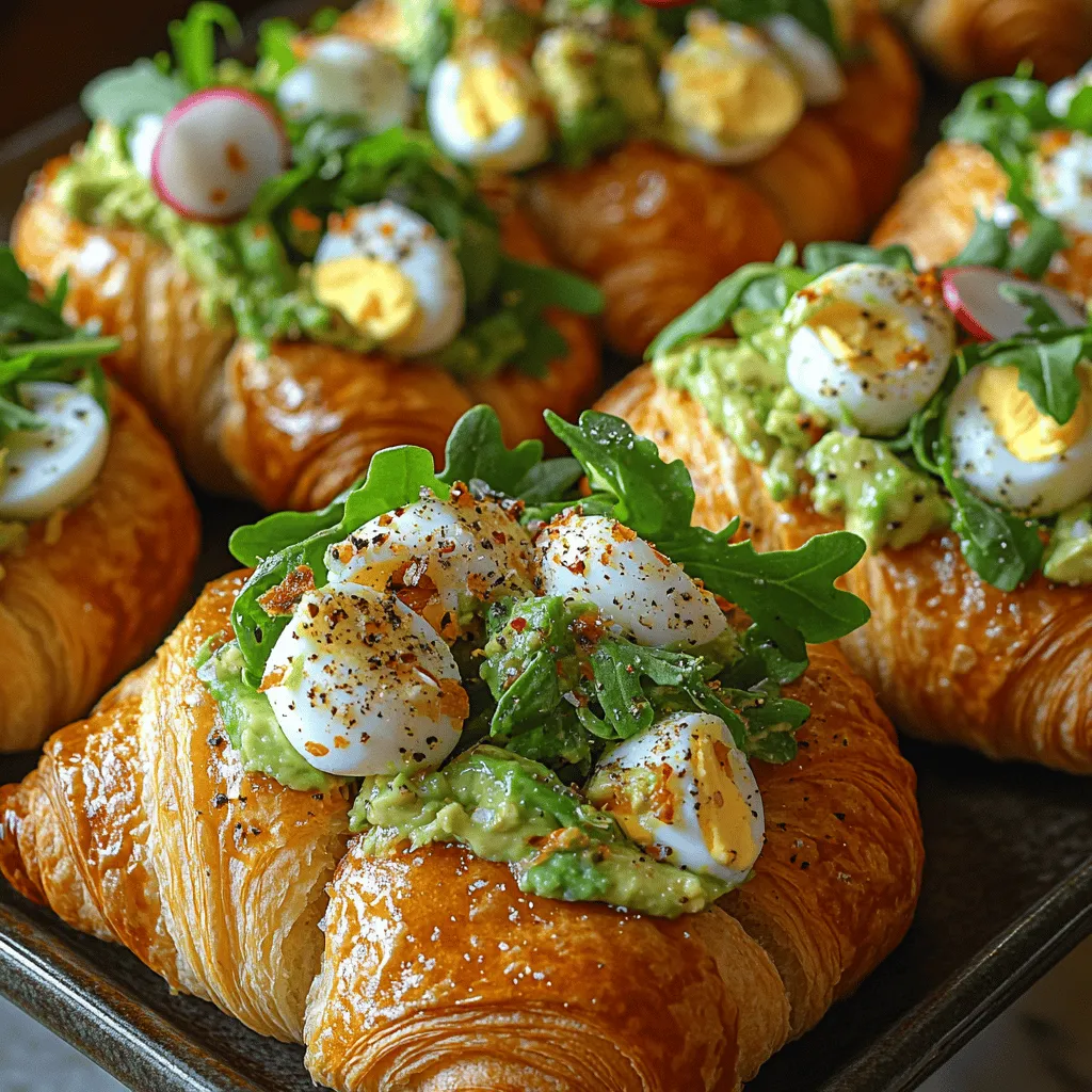 If you're looking for a delightful twist on a classic dish, look no further than creamy avocado egg salad on croissants. This gourmet-inspired recipe combines the rich flavors of creamy avocado and protein-packed eggs, creating a salad that is not only delicious but also visually appealing. The beauty of this dish lies in its versatility—it can be served as a light lunch, a hearty brunch option, or even a picnic favorite. The addition of buttery croissants elevates this salad, transforming it from a simple meal into an elegant treat that is sure to impress your family and friends.