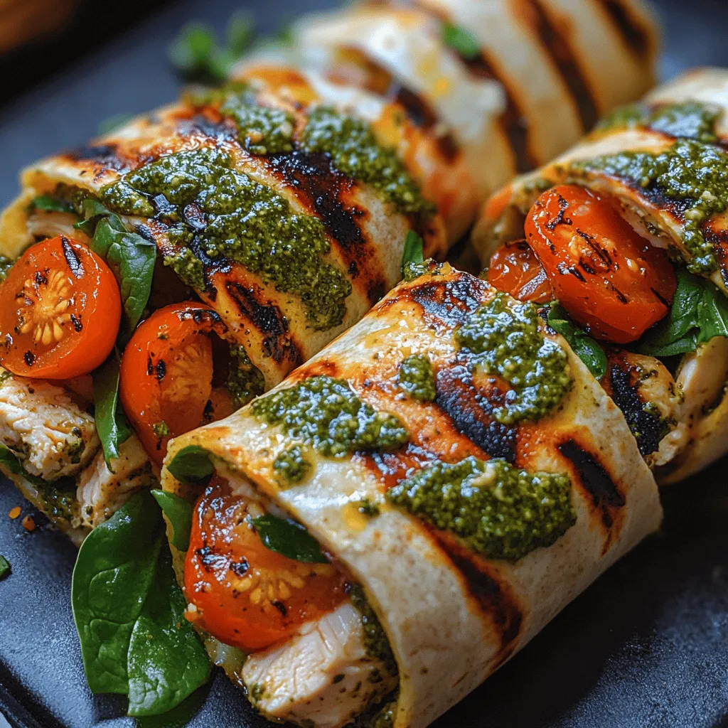 In today’s fast-paced world, maintaining a healthy diet while juggling a busy schedule can be a challenge. However, healthy eating doesn't have to mean sacrificing flavor. Enter the wrap, a culinary creation that has gained immense popularity for its convenience and versatility. Wraps can be filled with a variety of ingredients, making them an ideal meal option for lunch or dinner. Among the myriad of wrap options, one recipe stands out for its vibrant flavors and wholesome ingredients: Zesty Grilled Chicken Pesto Wraps.