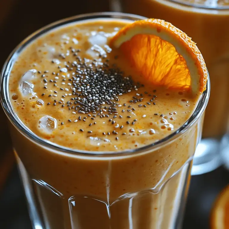 In the world of health and wellness, smoothies have emerged as a go-to option for individuals seeking convenient, nutritious meals on the run. These blended wonders offer a delightful way to pack a variety of fruits, vegetables, and superfoods into one glass, making them an integral part of a balanced diet. Among the myriad of smoothie recipes available, the Zesty Orange Creamsicle Smoothie stands out as a refreshing, vibrant choice that not only tantalizes the taste buds but also delivers a powerhouse of nutrients.