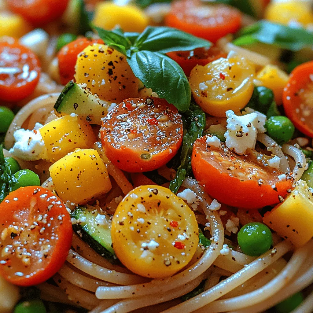 The inspiration for the Summer Garden Pasta Toss stems from the vibrant produce that flourishes during the warmer months. As farmers' markets burst with color and freshness, the recipe encourages the use of seasonal ingredients, which play a crucial role in enhancing flavor and nutritional value. Fresh vegetables not only taste better when in season, but they also provide the best texture and nutrients, making them the stars of this dish.