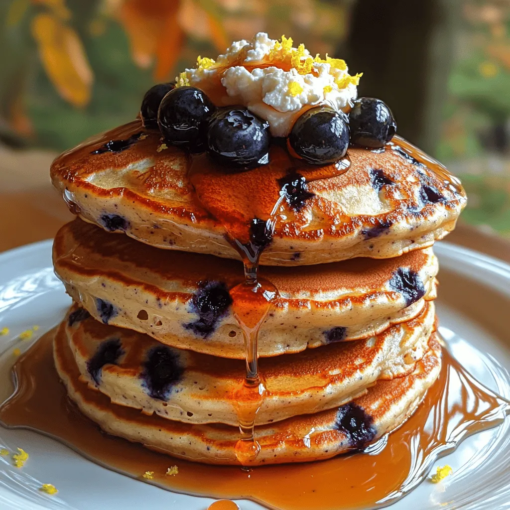Every great recipe begins with great ingredients, and Lemon Blueberry Ricotta Pancakes are no exception. Each component plays a vital role in creating the perfect pancake, contributing to its flavor, texture, and overall appeal. Let’s take a closer look at what you’ll need and how each ingredient enhances this delicious dish.