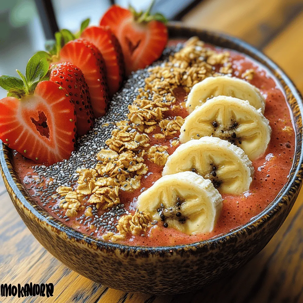 In recent years, smoothie bowls have surged in popularity, captivating health enthusiasts and food lovers alike. These colorful, nutrient-packed bowls are not just visually appealing; they also offer a delicious way to incorporate a variety of wholesome ingredients into your diet. Whether enjoyed as a refreshing breakfast, a quick snack, or a post-workout replenishment, smoothie bowls provide a versatile canvas for creativity. One standout recipe that embodies the essence of this trend is the Strawberry Banana Bliss Smoothie Bowl.