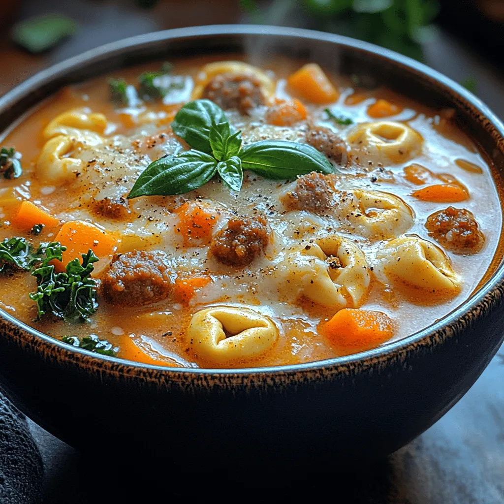 In the world of culinary delights, few dishes can evoke the same sense of comfort and warmth as a hearty bowl of soup. One such embodiment of coziness is the Cheesy Italian Sausage Tortellini Soup. This delectable dish marries the robust flavors of Italian sausage with tender tortellini, fresh vegetables, and a creamy broth that warms both body and soul. As the temperature drops, the longing for comfort food intensifies, making this soup the perfect solution for chilly evenings.