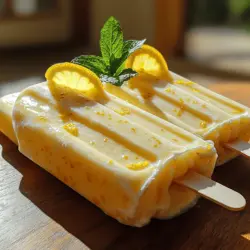 As the days grow longer and the sun shines brighter, summer beckons us with promises of warmth, outdoor adventures, and delightful treats. Among the season's most cherished joys are homemade popsicles, offering a refreshing escape from the heat. They embody the carefree spirit of summer, bringing happiness with every icy bite. If you're searching for the perfect summer indulgence that marries tartness with creaminess, look no further than Zesty Sunshine Creamy Lemonade Pops. These delightful frozen treats are a harmonious blend of zesty lemon flavor and a rich, creamy texture, capturing the essence of sunny days in each popsicle.